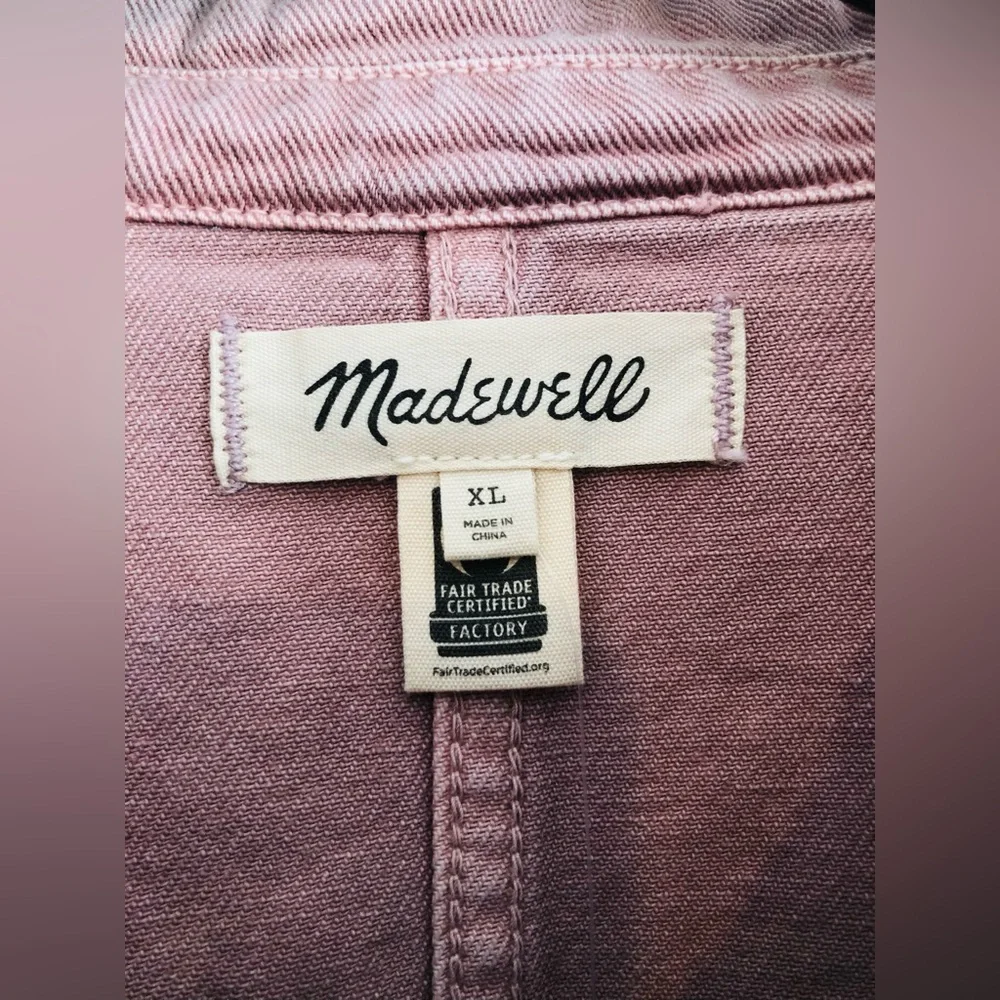 Madewell Women's Faded Rose Utility Shirt Jacket